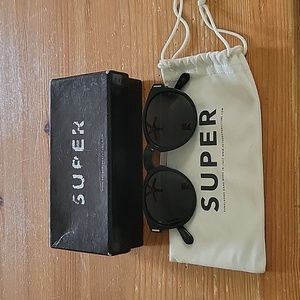 RETROSUPERFUTURE Sunglasses - PALOMA FRANCIS BLACK SILVER